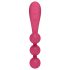 Satisfyer Tri Ball 1 - vibrador multifunción recargable (rojo)
