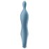 Satisfyer A-Mazing 1 - vibrador con batería para punto A (azul)