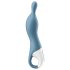 Satisfyer A-Mazing 1 - vibrador con batería para punto A (azul)