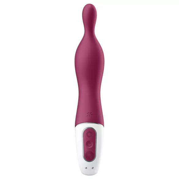 Satisfyer A-Mazing 1 - vibrador punto A recargable - silicona roja