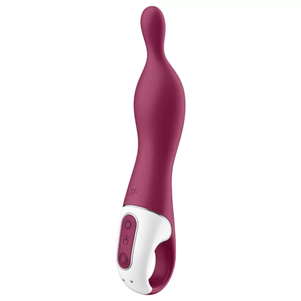 Satisfyer A-Mazing 1 - vibrador punto A recargable - silicona roja