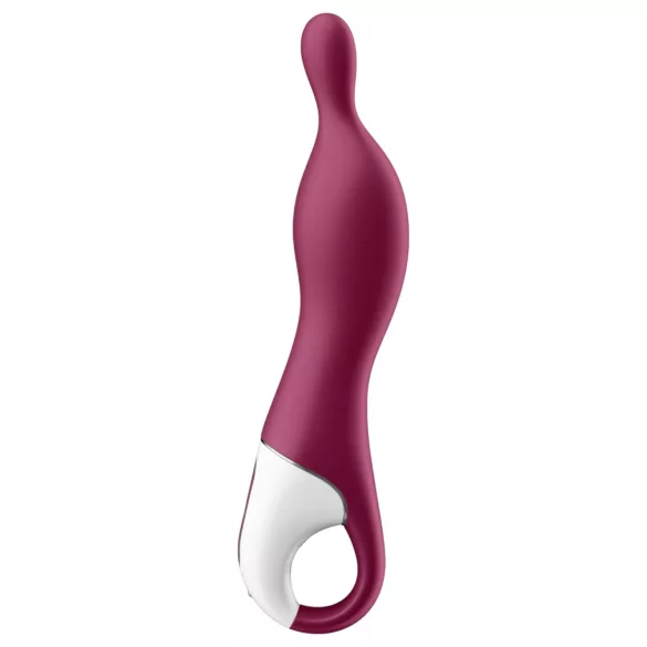 Satisfyer A-Mazing 1 - vibrador punto A recargable - silicona roja