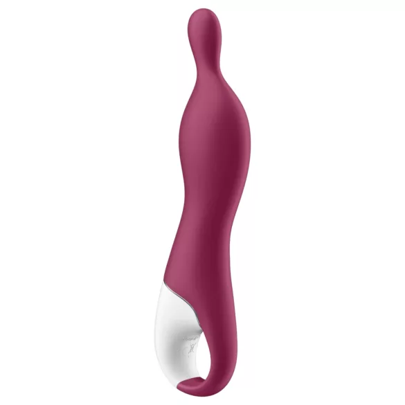 Satisfyer A-Mazing 1 - vibrador punto A recargable - silicona roja