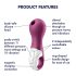 Satisfyer Lucky Libra - Estimulador de Clítoris con Ondas de Aire (Púrpura)