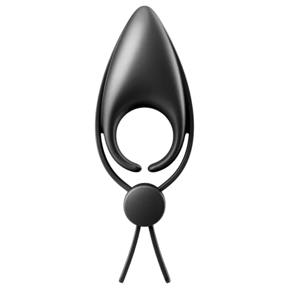 Satisfyer Sniper - anillo vibrador para pene recargable - silicona negra
