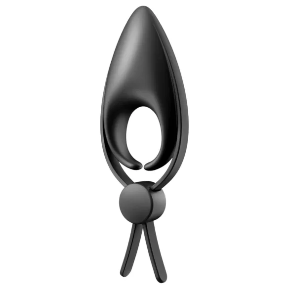 Satisfyer Sniper - anillo vibrador para pene recargable - silicona negra