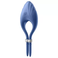   Satisfyer Duelist - anillo vibrador para el pene recargable (azul)