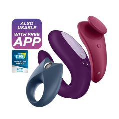   Satisfyer Partner Box 3 - set de vibrador inteligente para parejas (3 piezas)
