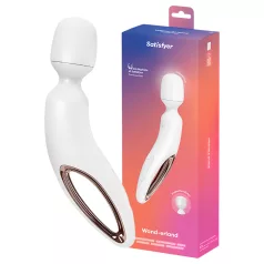 Satisfyer Wand-erland - vibrador masajeador (blanco)