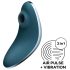 Satisfyer Amante de la Vulva 1 - Vibrador de Clítoris con Ondas de Aire (Azul)