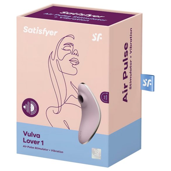 Satisfyer Vulva Lover 1 - succionador de clítoris - ondas de aire - violeta