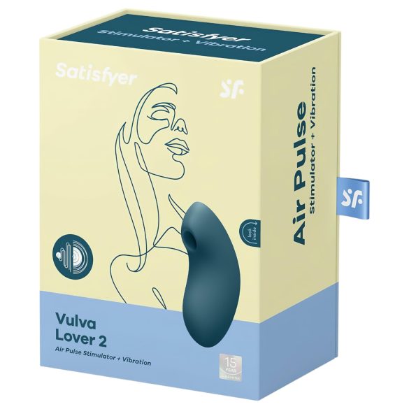 Satisfyer Vulva Lover 2 - succionador clitorial recargable con ondas de aire