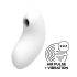 Satisfyer Vulva Lover 2 - vibrador succionador de clítoris (blanco)