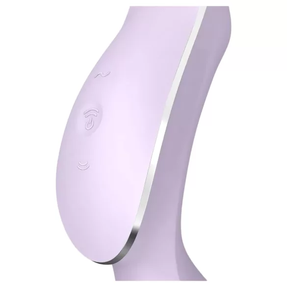 Satisfyer Curvy Trinity 2 - vibrador 2 en 1 de ondas de aire (lila)