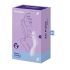 Satisfyer Curvy Trinity 2 - Vibrador 2 en 1 con ondas de aire (lila)