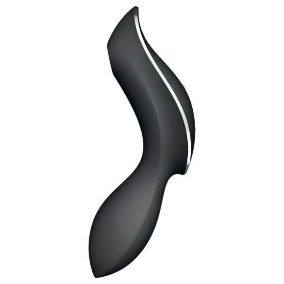 Satisfyer Curvy Trinity 2 - succionador y vibrador 2 en 1 - negro