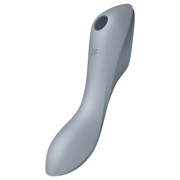 Satisfyer Curvy Trinity 3 - Vibrador 2en1 con ondas de aire (gris)