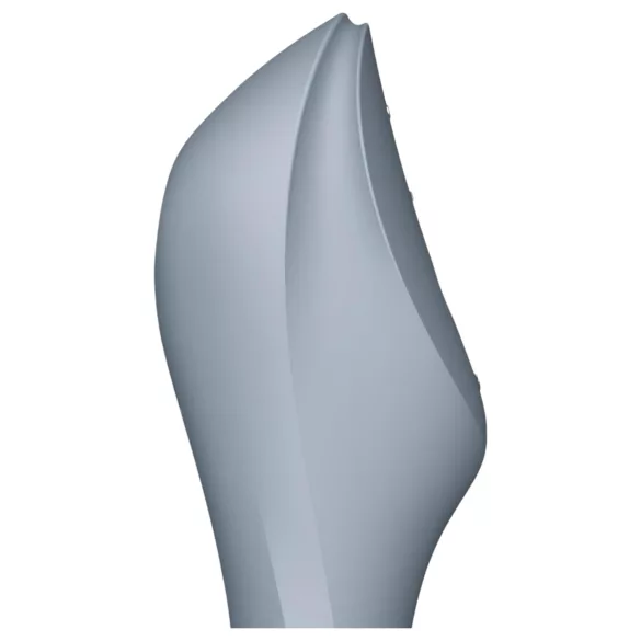 Satisfyer Curvy Trinity 3 - succionador y vibrador 2 en 1 - silicona gris