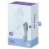 Satisfyer Curvy Trinity 3 - Vibrador 2en1 de ondas de aire (gris)
