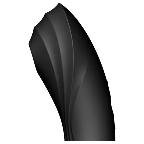 Satisfyer Curvy Trinity 4 - succionador y vibrador 2 en 1 - silicona negra