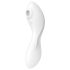Satisfyer Curvy Trinity 5+ - vibrador inteligente 2 en 1 (blanco)