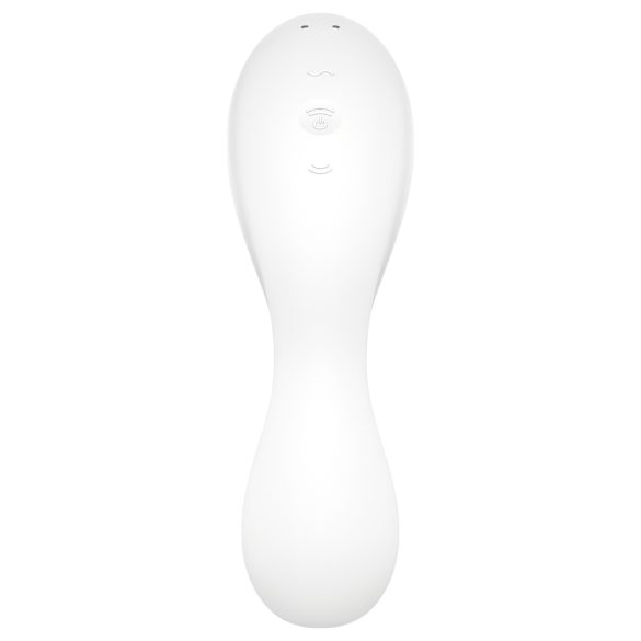 Satisfyer Curvy Trinity 5+ - vibrador 2 en 1 inteligente - blanco