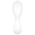 Satisfyer Curvy Trinity 5+ - vibrador inteligente 2 en 1 (blanco)