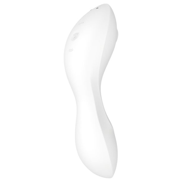 Satisfyer Curvy Trinity 5+ - vibrador 2 en 1 inteligente - blanco