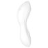Satisfyer Curvy Trinity 5+ - vibrador inteligente 2 en 1 (blanco)