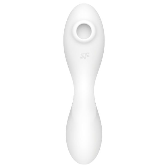 Satisfyer Curvy Trinity 5+ - vibrador 2 en 1 inteligente - blanco