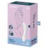 Satisfyer Curvy Trinity 5+ - inteligente 2en1 vibrador (blanco)
