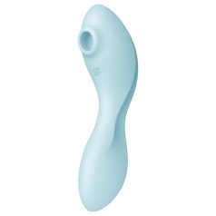   Satisfyer Curvy Trinity 5+ - vibrador inteligente 2en1 (azul)