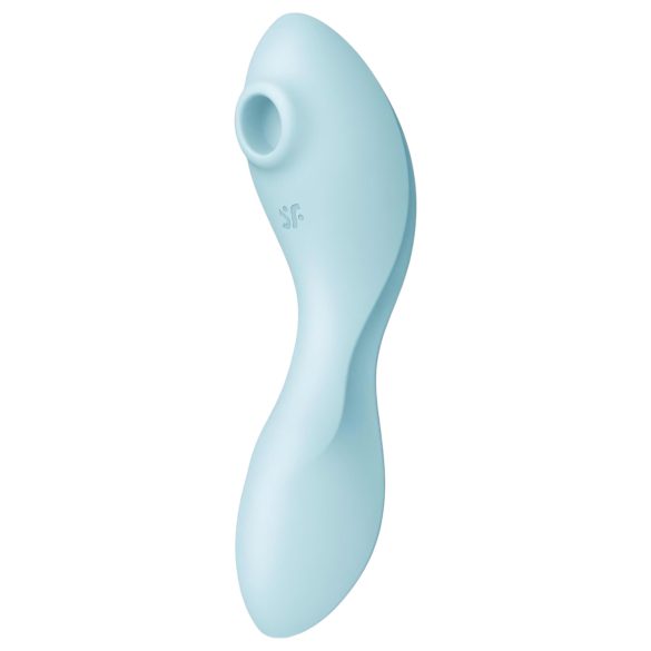 Satisfyer Curvy Trinity 5+ - vibrador inteligente 2en1 (azul)