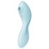 Satisfyer Curvy Trinity 5+ - vibrador inteligente 2en1 (azul)