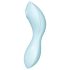 Satisfyer Curvy Trinity 5+ - vibrador inteligente 2en1 (azul)