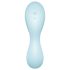 Satisfyer Curvy Trinity 5+ - vibrador inteligente 2en1 (azul)