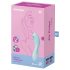 Satisfyer Curvy Trinity 5+ - vibrador inteligente 2en1 (azul)