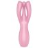 Satisfyer Threesome 3 - vibrador recargable para clítoris (rosa)
