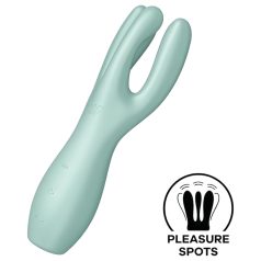   Satisfyer Threesome 3 - vibrador recargable para clítoris (menta)