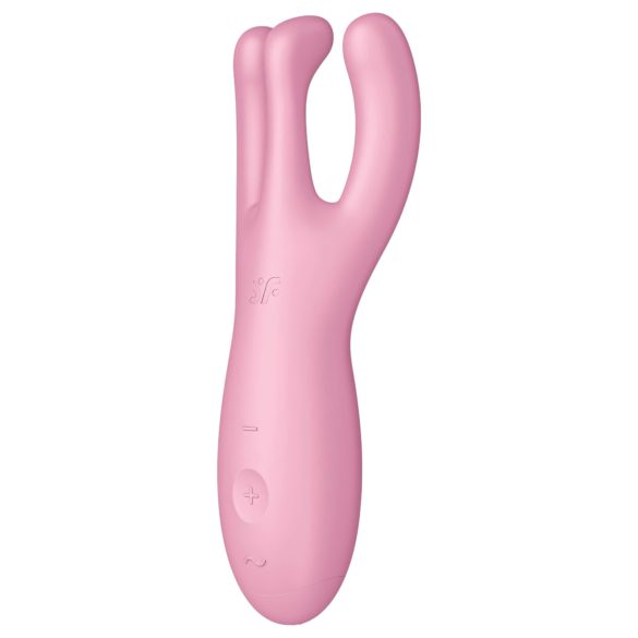 Satisfyer Threesome 4 - vibrador inteligente para clítoris (rosa)