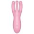 Satisfyer Threesome 4 - vibrador inteligente para clítoris (rosa)
