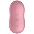 Satisfyer Algodón de Azúcar - vibrador de clítoris con ondas de aire (coral)