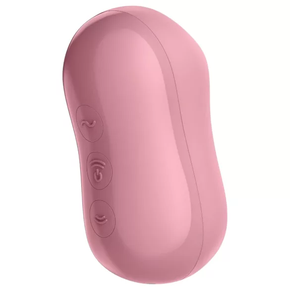 Satisfyer Cotton Candy - vibrador de succión para clítoris (coral)