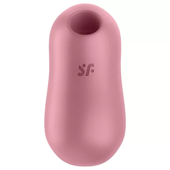 Satisfyer Cotton Candy - vibrador de succión para clítoris (coral)