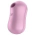 Satisfyer Cotton Candy - vibrador clitorial de ondas púrpura recargable