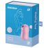 Satisfyer Cotton Candy - vibrador clitorial de ondas púrpura recargable