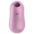 Satisfyer Cotton Candy - vibrador clitorial de ondas púrpura recargable
