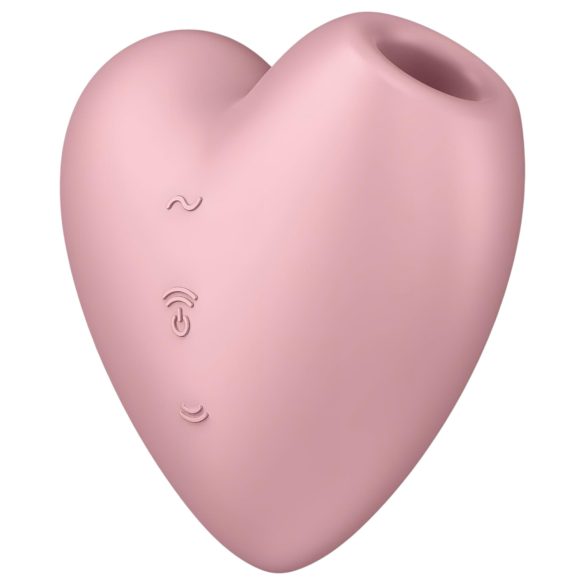 Satisfyer Cutie Heart - estimulador clitorial rosa recargable
