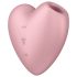 Satisfyer Cutie Heart - estimulador clitorial rosa recargable