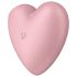 Satisfyer Cutie Heart - estimulador clitorial rosa recargable